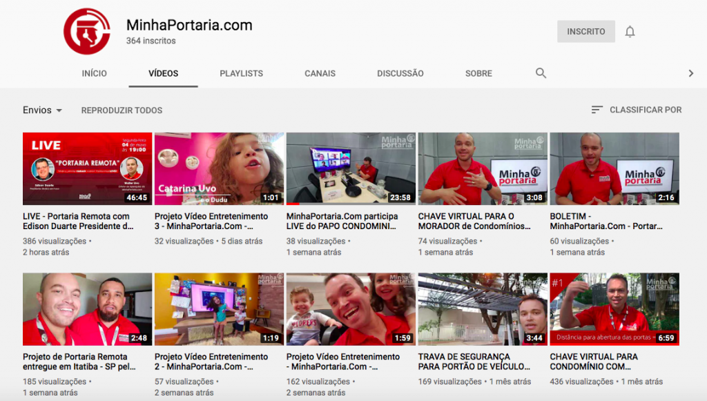 canal da minhaportaria com com lives de portaria remota